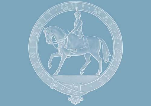 Banner advertising the Royal Mint Museum Platinum Jubilee Celebrations in 2022-23