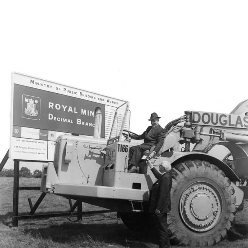 Turning the first sod