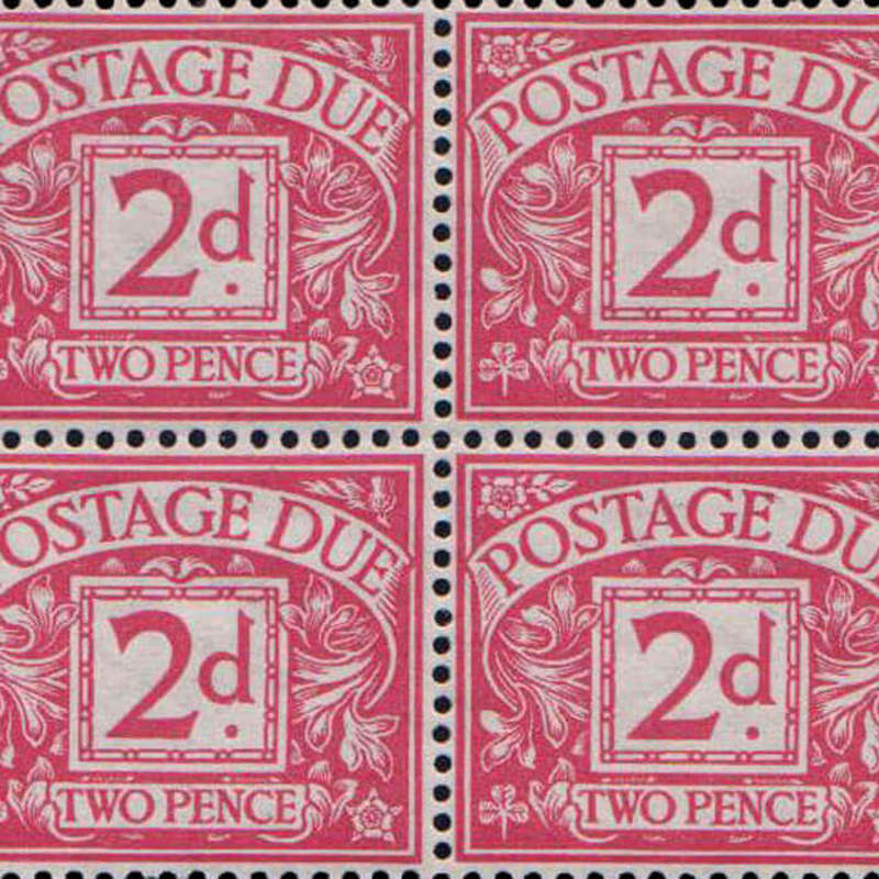 Postage dues